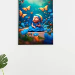 Sikh Baby Kaur Art Print: Nursery Decor (Digital Download)