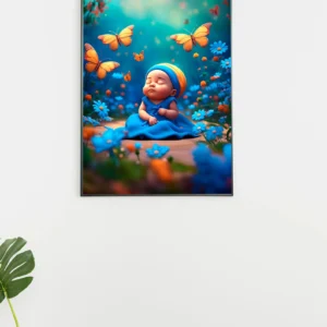 Sikh Baby Kaur Art Print: Nursery Decor (Digital Download)
