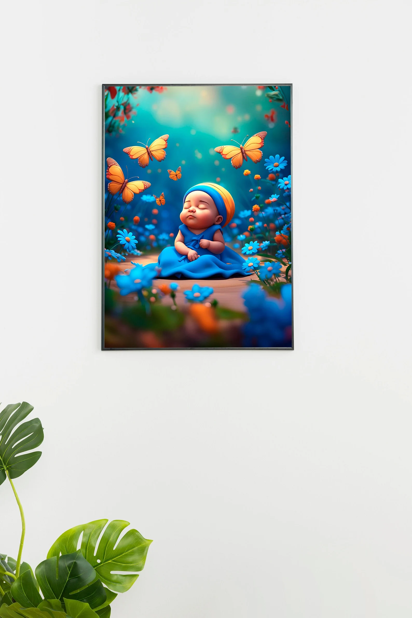 Sikh Baby Kaur Art Print: Nursery Decor (Digital Download)