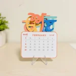 2026 Punjabi Desk Calendar | Ura Ara Punjabi Alphabet Cutout | Colorful Mini Calendar | Sikh Gift | Punjabi Home Decor | Gurmukhi Art